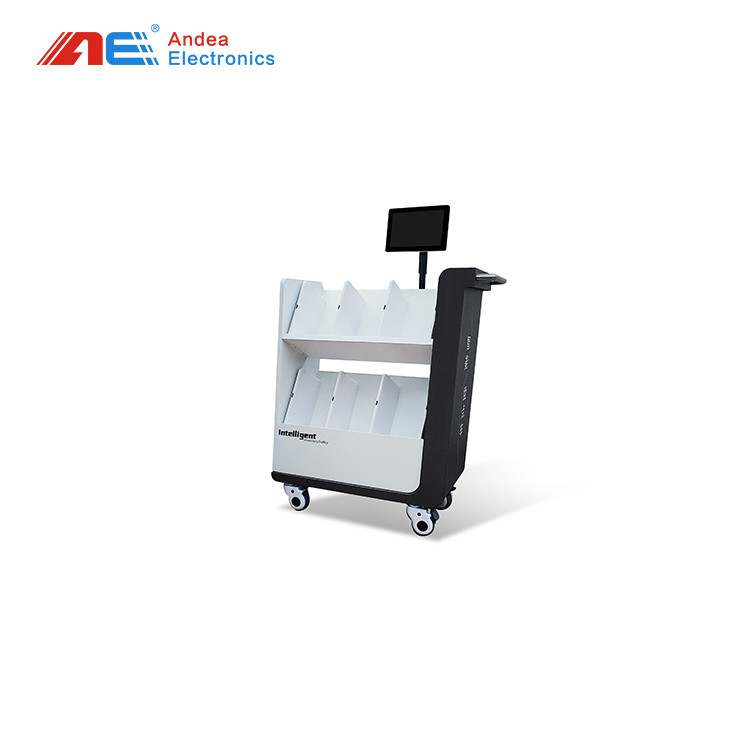 Mobile Inventory Trolly Library RFID Reader Smart Book Management Device
