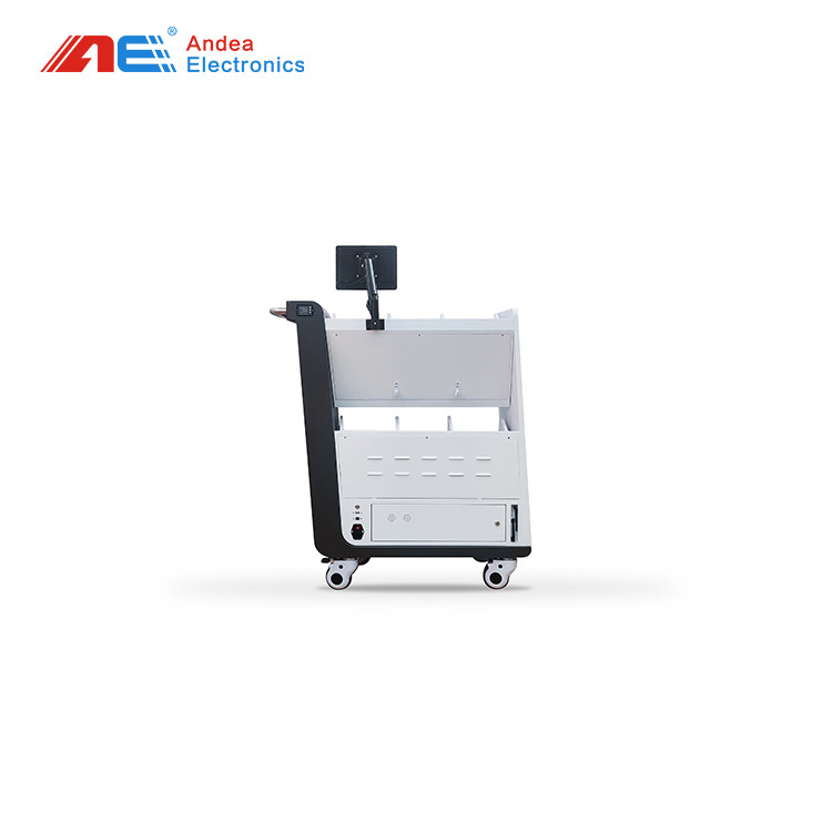 Mobile Inventory Trolly Library RFID Reader Smart Book Management Device