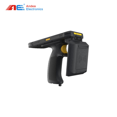 เครื่องอ่าน RFID แบบใช้มือถือมีแป้นพิมพ์ตัวเลขสำหรับการจัดการคลังสินค้า 13.56MHz PDA