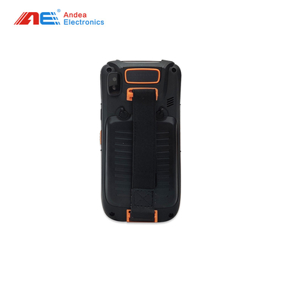 เครื่องอ่านบาร์โค้ดแบบใช้มือถือ RFID เครื่องอ่าน PDA จำนวน 28 ซม. ช่วงการอ่านเครื่องสแกนเนอร์ HF พร้อมไฟแสดงสถานะ
