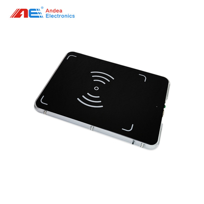 เครื่องอ่าน RFID ขนาดกลางขนาดกะทัดรัดความปลอดภัย EAS พร้อมอัลกอริธึมต่อต้านการชนกัน Rfid Library System